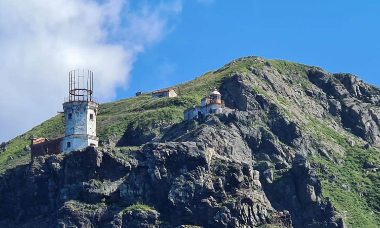 Панорама моря во время прогулки